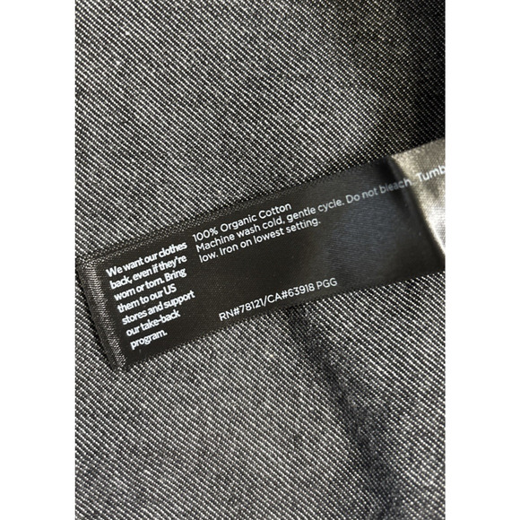 Eileen Fisher Organic Cotton‎ Tunic Top Size M Short Sleeve Lagenlook Minimalist - Picture 4 of 6